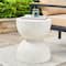 Glitzhome® 18" Multi-Functional Terrazzo Garden Stool